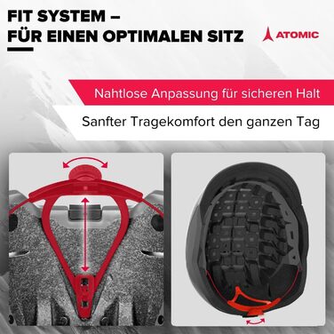 Лижний шолом Atomic Revent - унісекс для дорослих - індивідуальна посадка для точної посадки - чудовий захист від ударів - інноваційна система вентиляції, білий колір, 55-59