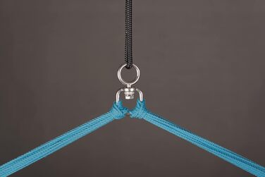 Підвісне крісло Habana Базовий розмір для релаксації та стилю поворотний шарнір на 360, високоякісна бамбукова деревина - бавовна,