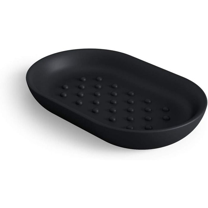 Мильниця Umbra Juniper, чорна, чорна мильниця овальна