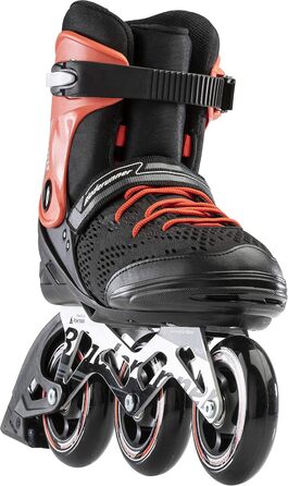 Роликові ковзани Bladerunner Women by Rollerblade Formula 100 Чоловіки Фітнес для дорослих Чорно-червоні роликові ковзани 11 чорні