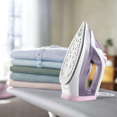 Парова праска Philips серії 3000 - 2 000 Вт, постійна потужність подачі пари 30 г/хв, подача пари 140 г, керамічна підошва, вертик