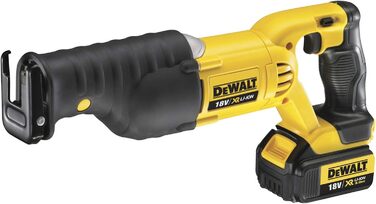 Акумуляторна пила DEWALT 18 вольт DCS380N (електронне гальмо двигуна, заміна пиляльного полотна без інструменту, поворотний пиляль