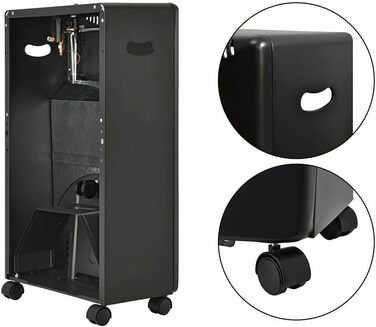 Газовий обігрівач LPG потужністю 4200 Вт, включаючи комплект регулятора тиску газу Газовий обігрівач, радіаційний обігрівач, газовий нагрівальний блок, балони з бутаном та пропаном до 15 кг Тільки для зовнішнього використання