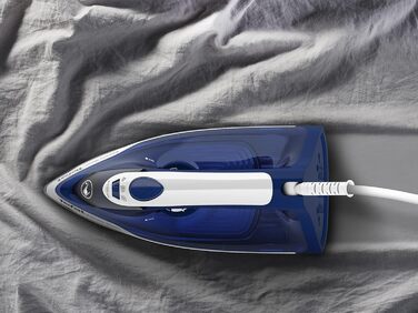 Парова праска 2400 Вт Потужність пари 180 г/хв. ємність 270 мл швидке нагрівання та ефективне прасування керамічна підошва краплев