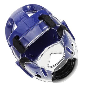 Регульований легкий шолом для тхеквондо з захистом голови та дихаючою маскою для спарингу, карате, тренування з бойових мистецтв