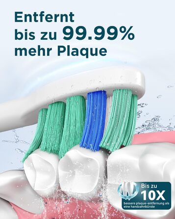 Електрична звукова зубна щітка для дорослих - відбілююча ультразвукова електрична зубна щітка з дорожнім кейсом та зарядною станцією, з 8 насадками, 5 режимами чищення, рожеве золото
