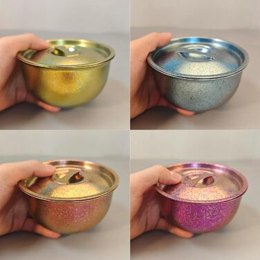 Портативна металева миска об&39ємом 600 мл з герметичною кришкою, контейнер для обіду для кемпінгу, походів, пригод на природі, герметична металева миска з кришкою, синього кольору