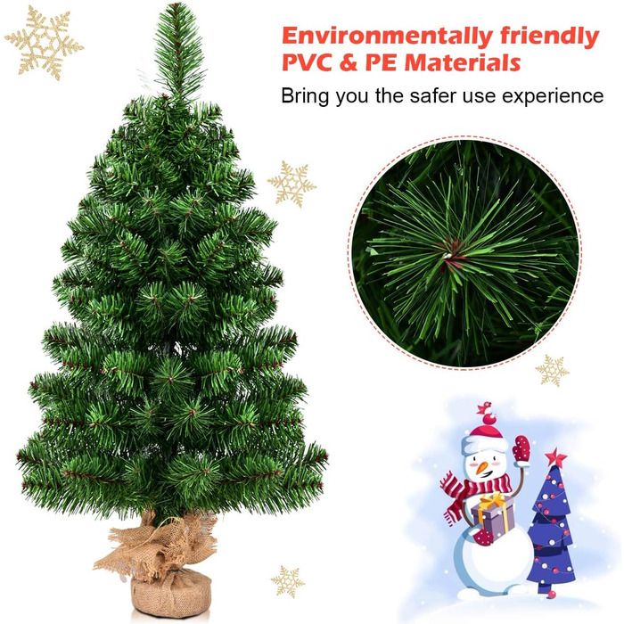 Штучна ялинка 90 см зелена KOMFOTTEU