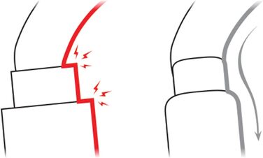 Карабін Delta розмір 8 мм планка один розмір сірий