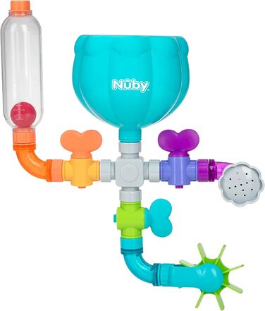 Іграшка для ванни Nuby Wacky Waterworks з присоскою, когнітивний розвиток для дітей, інтерактивна водна іграшка, весела та розвива