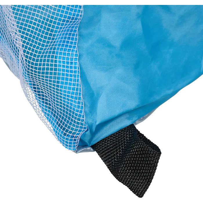 Розкладний пляжний навіс Relaxdays, захист від ультрафіолету 50, з кілочками та сумкою для перенесення, ВxШxГ 110 x 140 x 145 см, 2 особи, синій