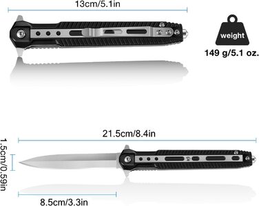 В 1 Мультитул Складаний Ніж 3Cr13 з Нержавіючої Сталі Кишеньковий Ніж Портативний Ніж Рятувальний Ніж зі Склобою Сталева Ручка Кем
