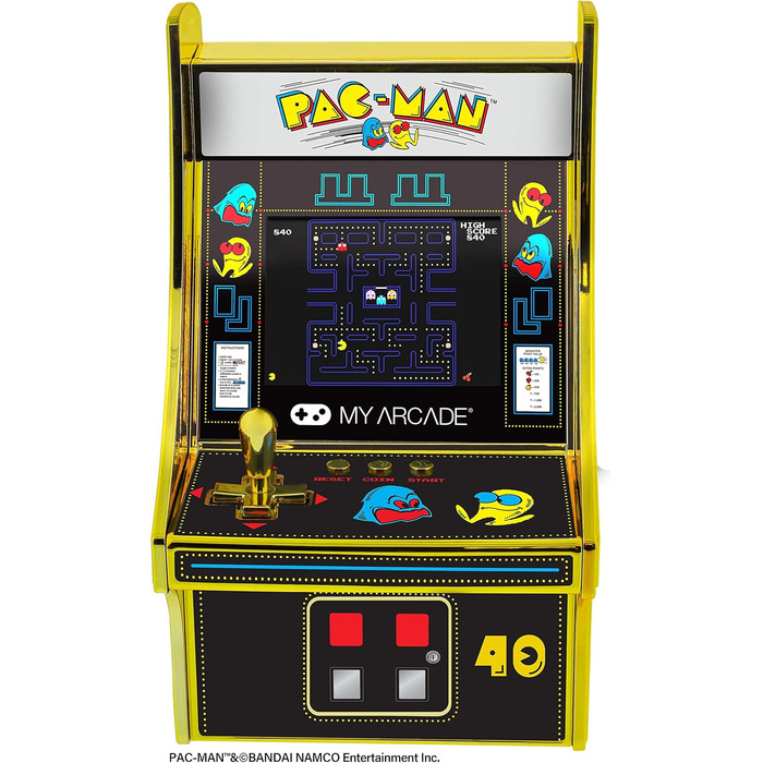 Ретро-аркадна машина, 3290 Pac-Man 40th Anniversary Micro Player