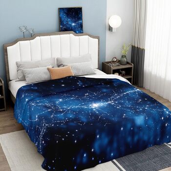 Ковдра &quotСузір&39я&quot, М&39яка ковдра, Легка ковдра, Плед &quotГалактика&quot 150200 см, Пухнаста фланелева ковдра, Ковдра на диван, Дорожня ковдра, Всесезонна ковдра, Сузір&39я/Галактика 150200 см