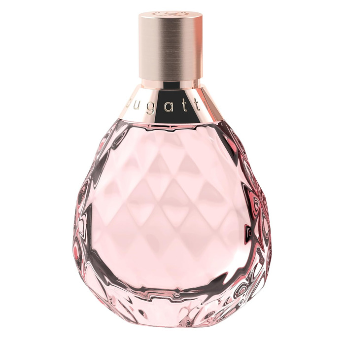 Жіночі парфуми bugatti Felicit Eau de Parfum 100 мл Квіткові жіночі парфуми з літніми нюансами бергамоту, троянди, макадамії, мускусу та сандалового дерева Жіноча парфумерна вода для жінок, квітковий та свіжий рожевий