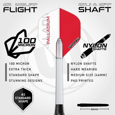 Набір захисних рамок для мішні для дартсу WINMAU Diamond Plus Steel - Професійні аксесуари для дартсу - Включає мішень для дартсу Diamond Plus, рамку для дартсу, 2 набори прецизійних сталевих дартсу та багато іншого