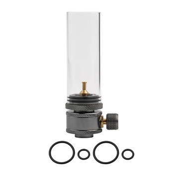 Ультралегкий кемпінговий газовий ліхтар з регульованим світлом, срібний, алюмінієвий, вуличний газовий ліхтар, ліхтар