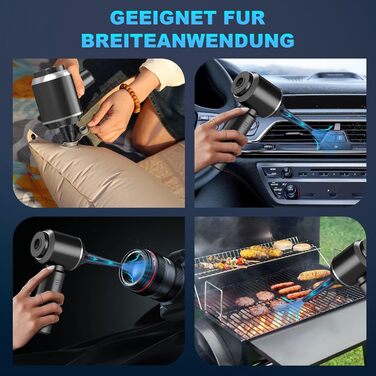Акумуляторний ручний пилосос 2-в-1, акумуляторний ручний пилосос 18000PA, автомобільний пилосос Потужний, 3-швидкісний 200000 об/х