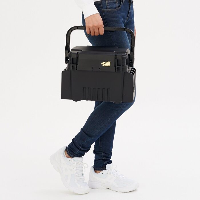 Чорний - Коробка для приманок, рибальська коробка для воблерів та м&39яких пластикових приманок, коробка для приманок, рибальський кейс, 7055 31.3x23.3x22.2