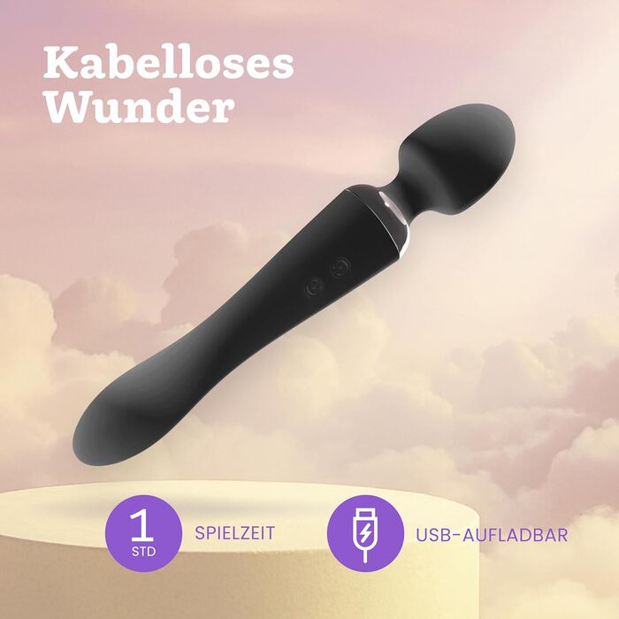 Двосторонній вібратор Oliver James для жінок, 10 режимів вібрації, безшумний, водостійкий, бездротовий