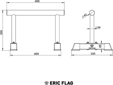 Ручки для стійки на руках, сталеві, нековзні, турніки для віджимань, витримує навантаження 250 кг - Обладнання для калістеніки для тренажерного залу, власна вага - Опора для стійки на руках для приміщень та вулиці, квадратний стиль
