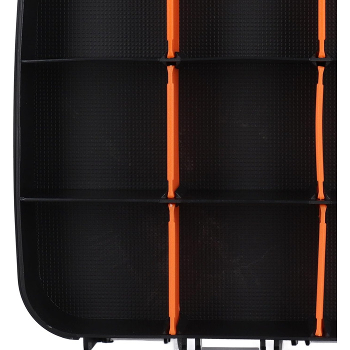 Двосторонній органайзер для деталей Haofy з кількома відділеннями та прозорою кришкою, міцний ПВХ-пластик для обслуговування та технічних цілей, портативна коробка для зберігання