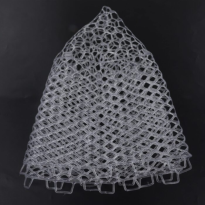 Рибальська сітка OUKENS, 45 x 40 см, біла гумова рибальська сітка, заміна, міцна, складна рибальська сітка, заміна для риболовного інструменту, прісноводна, морська