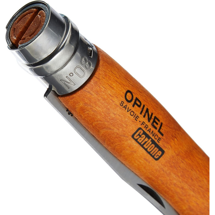 Ніж з карбону Opinel Adult N8 Ніж з карбону Opinel Adult 254008 N 08 Тверда деревина коричневий