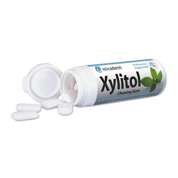 Жувальна гумка miradent Xylitol Dental Care м'ятний– 12 шт.