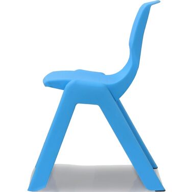 Дитячий стілець Stimo з прогумованими ніжками, витримує навантаження до 100 кг, стійкий до нахилу, підходить для використання в пр