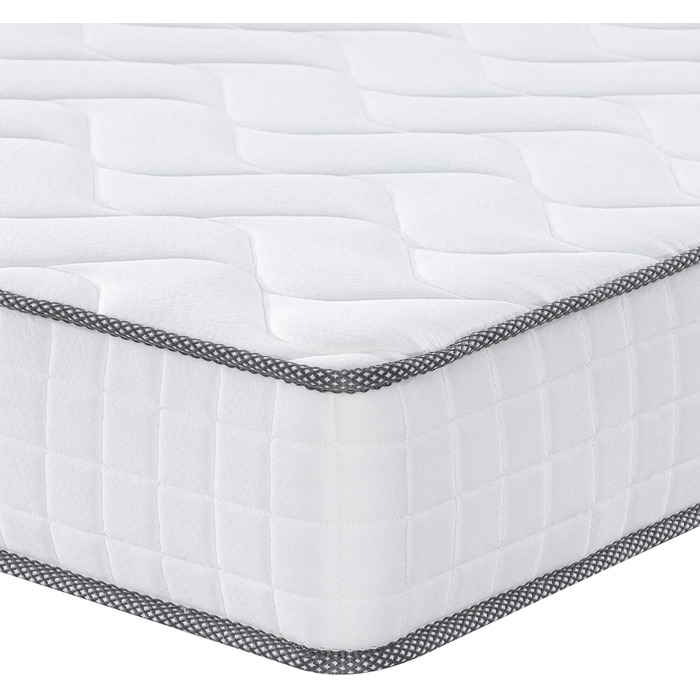 Матрац Arensberger JANA 120x200 см Матрац з пружинами кишенькової конструкції 20 см з 2 см гелевої піни NANOCELL 7-зонний рівень жорсткості H3 Матрац з точково-еластичними пружинами, що згортається Сертифіковано Oeko-Tex 120 x 200 см ACTIVE