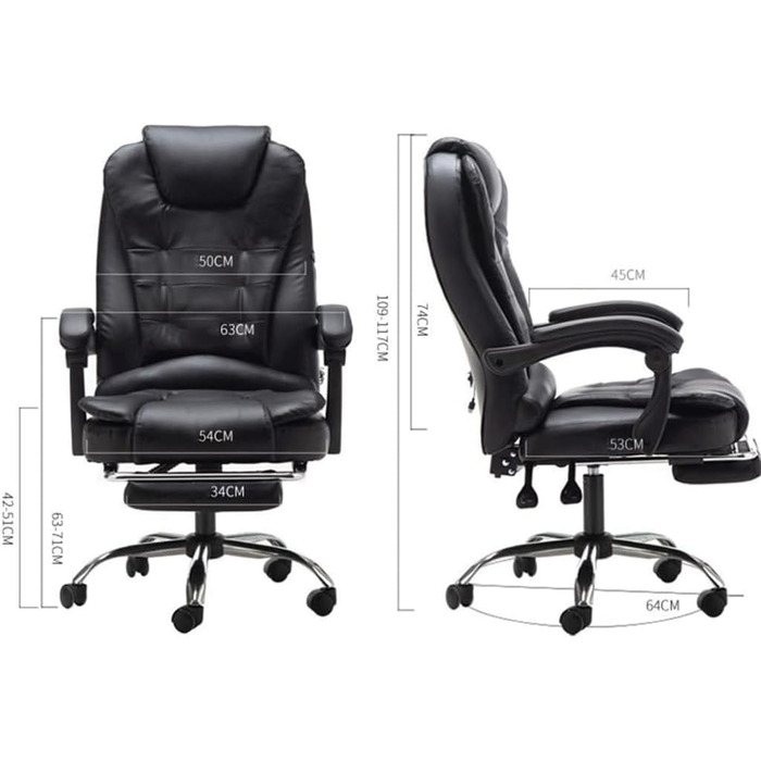 Ігрове крісло, Офісне крісло, Крісло керівника з відкидною спинкою, Підйомне ергономічне поворотне крісло, Крісло для домашнього комп&39ютера, Мінімалістичне крісло