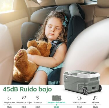 Портативний електричний холодильник з двома зонами, портативний, для автомобіля 25L-Single Control