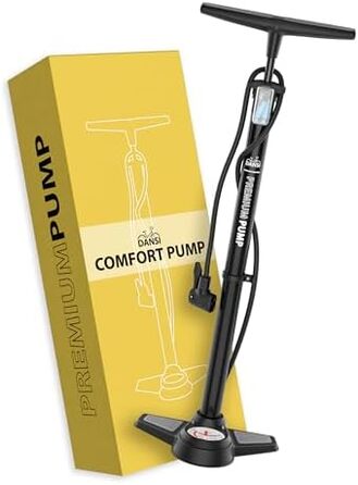 Підлоговий велосипедний насос DANSI COMFORT для всіх типів вентилів AV, SV, DV