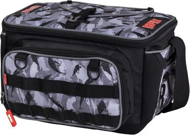 Рибальська сумка з відділеннями для зберігання LureCamo Tackle Bag - Рибальські аксесуари 35x25x22 см Сіра/Чорна