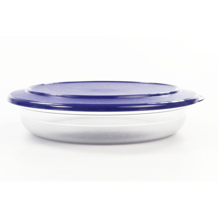 Сервірувальна миска TUPPERWARE Table Pearl 1.3 л, середня, синя, плоска, без обідків