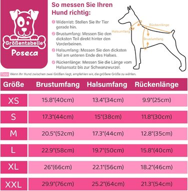 Пальто для собаки Тепла зимова куртка для собаки з флісовою підкладкою, світловідбиваюча, водо- та вітронепроникна, вбудований шлей, розмір S, рожевий