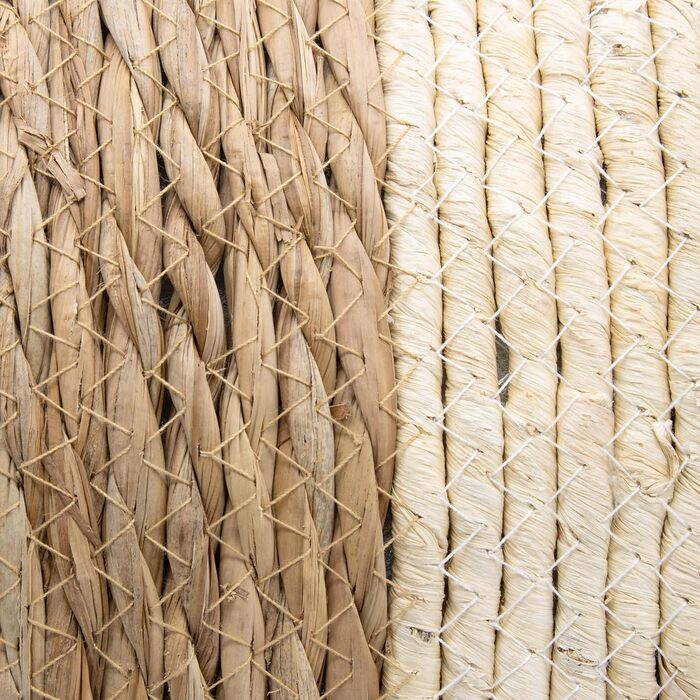 Підставка для ніг Spetebo Seagrass Vintage Natural - 30 см - Пуф у стилі бохо з натурального волокна - Підставка для ніг з джуту/Пуф як табурет/Підставка для ніг/Сходинка/Подушка для сидіння/Подушка для ніг/Сидіння