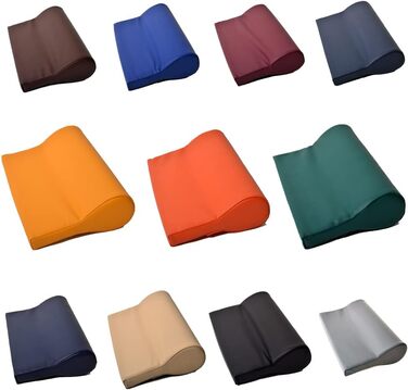 Масло- та водовідштовхувальна подушка для шиї для масажу, виготовлена з дрібнопористого пінопласту та з поліуретановим чохлом, як подушка для підтримки шиї для масажного столу (бежевий)