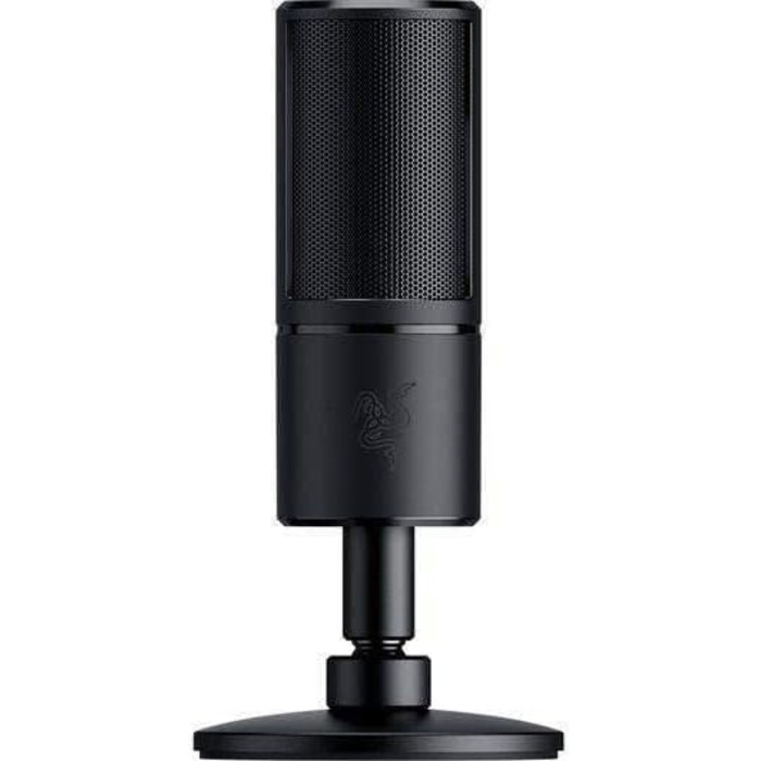 Конденсаторний мікрофон для стрімінгу (компактний з ударним кріпленням, суперкардіоїдна діаграма спрямованості, без затримок, кноп