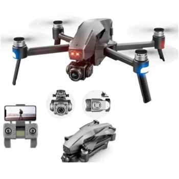 Діапазон 3KM Gimbal GPS 5Ghz Drone FPV Quadcopter 2 шт. Battery Batteries 32GB Micro SD card, 3 Ultra Drone 15-30KM/h