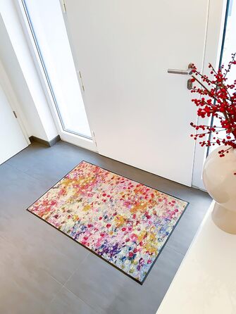 Килимок для дверей Wild Summer 75x120 см, для використання всередині та зовні приміщень, можна прати, 75 x 120 см (прямокутний)