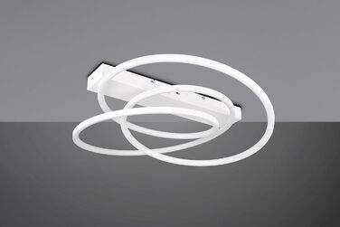 Стельовий LED-світильник Trio Leuchten Darvin 649110131, матовий білий метал, 34 Вт, регульована колірна температура, Switch Dimmer