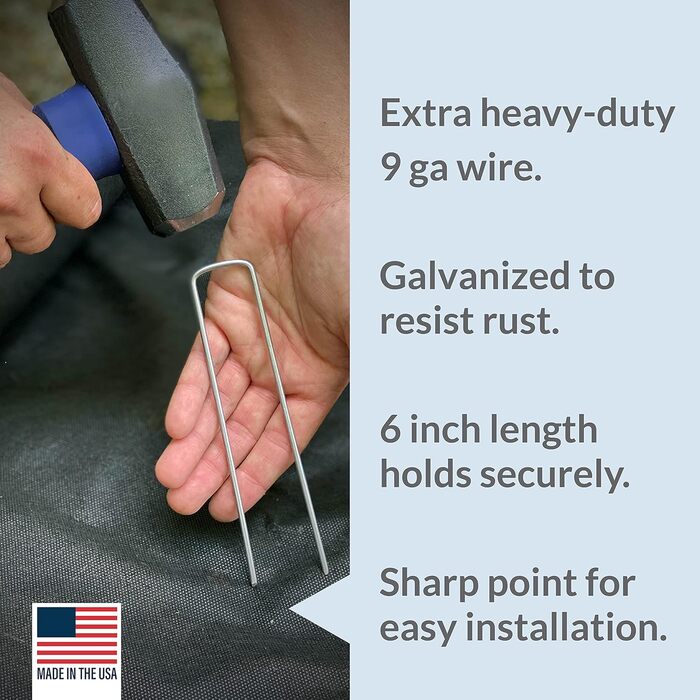 Садові дротяні бруски Pinnacle Mercantile, 9 калібр, 200, 200, надміцний оцинкований матеріал