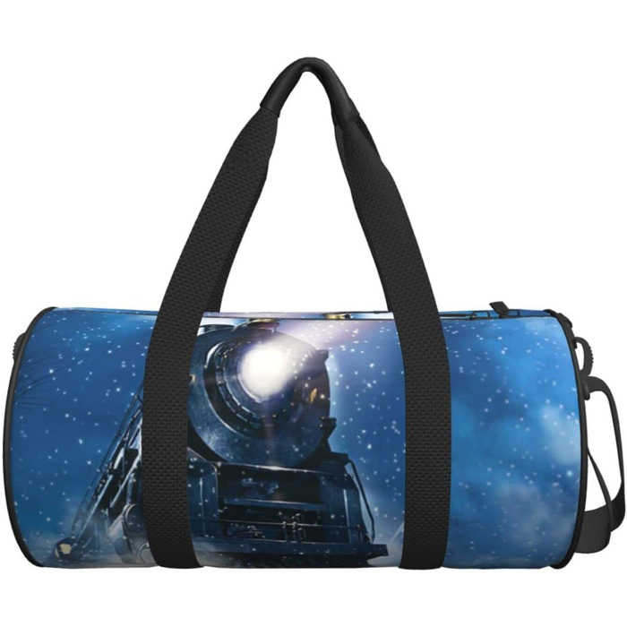 Універсальна дорожня сумка для подорожей, зимова колекція, новорічний дизайн, сніговий візерунок, нічна тематика, для залізничних подорожей, спортивна сумка для чоловіків та жінок, сумка-мішок, спортивна сумка