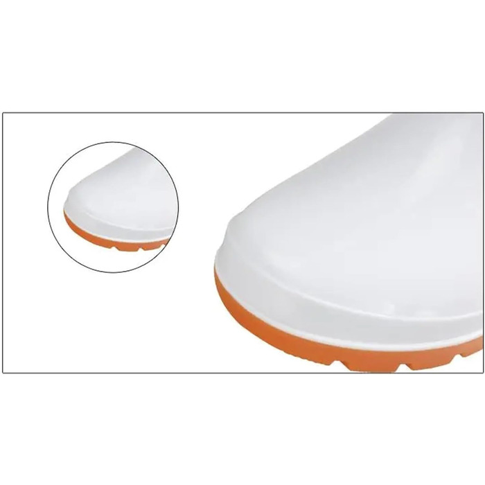 Чоловічі гумові чоботи до коліна, нековзні, для кухні, водонепроникні, водне взуття, гумові чоботи, великі розміри для дорослих 39 White01