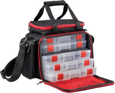 Сумка для риболовлі на приманки Abu Garcia - з ящиками для снастей для лову щуки, окуня, судака