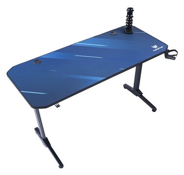 Ігровий стіл Acer Predator 140 x 60 см - Ігровий стіл із чохлом для килимка для миші, відділенням для геймпада, двома каналами для організації кабелів, тримачем для гарнітури та чашки, ігровий стіл GP.OTH11.03L