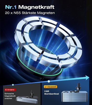 Повністю металевий тримач для мобільного телефону Автомобільний магніт для автомобільного кріплення Mgasafe 26xN55 найсильніші маг