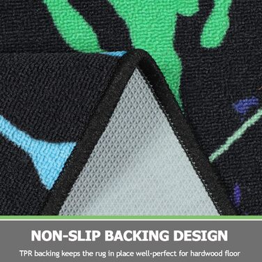 Килимок для ігрового контролера Capslpad 100x160см нековзний барвистий ігровий килимок з коротким ворсом друковані килимки для геймерів